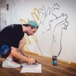 Marcin Glod working at Galaxy Fitness new Artworks